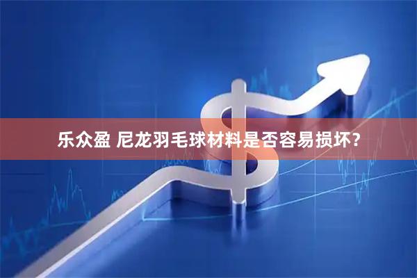 乐众盈 尼龙羽毛球材料是否容易损坏？